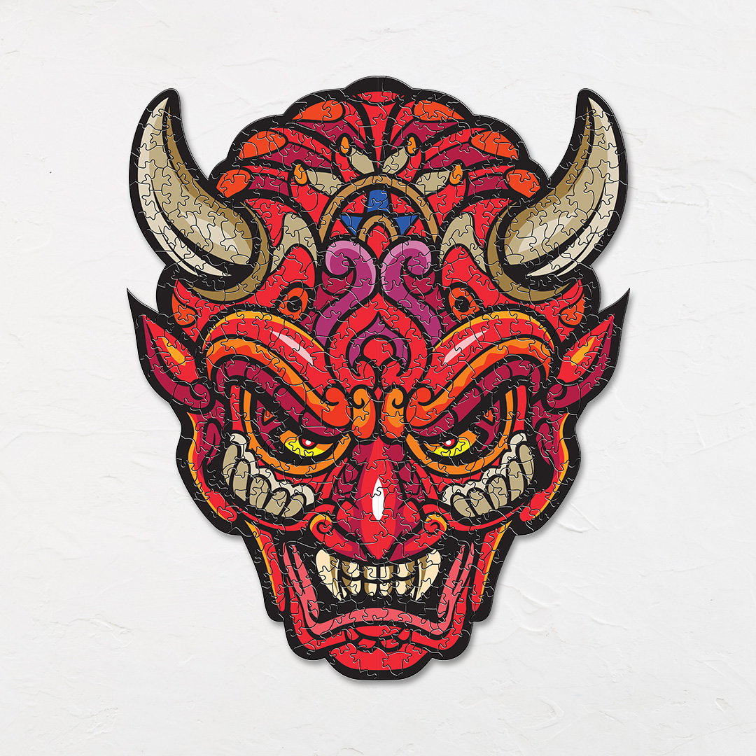 Devil Head Ornamental Puzzle designed precisely to bring amazing fun time