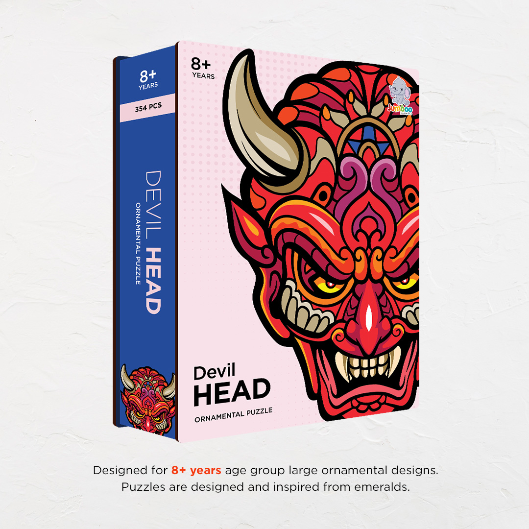 Devil Head Ornamental Puzzle designed precisely to bring amazing fun time