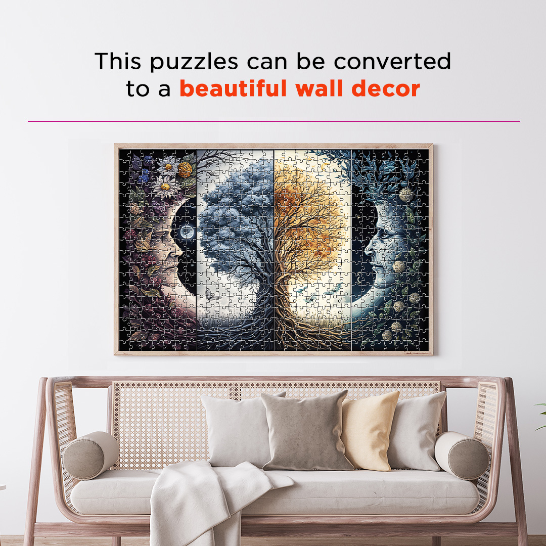 Diversified Moon Fantasy unique jigsaw puzzles created to bring a live décor