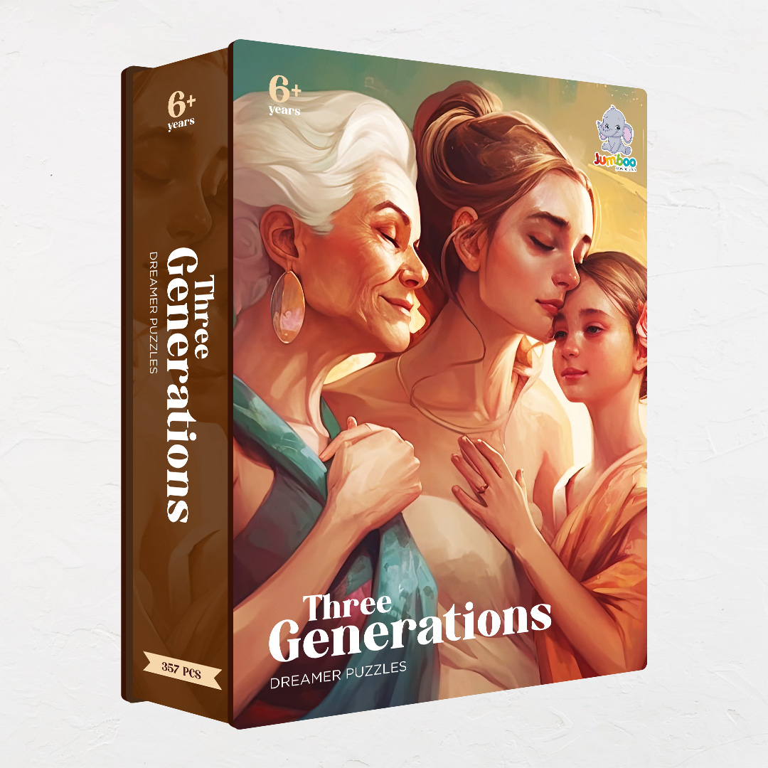 Three Generation is a jigsaw puzzle filled with amazing dream concept