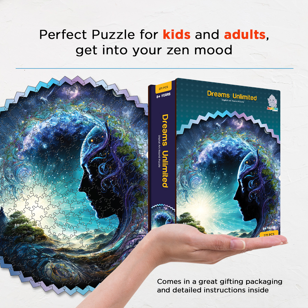 Dreamers Unlimited digital art puzzle for kids and adults a creative art base puzzle