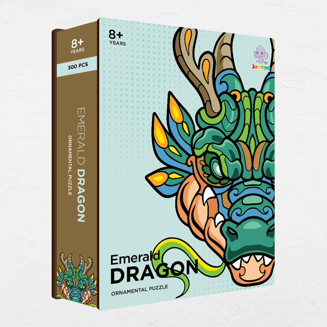 Emerald Dragon Ornamental Puzzle designed precisely to bring amazing fun time