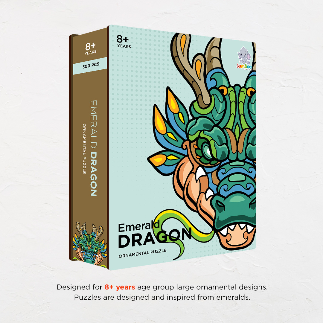 Emerald Dragon Ornamental Puzzle designed precisely to bring amazing fun time