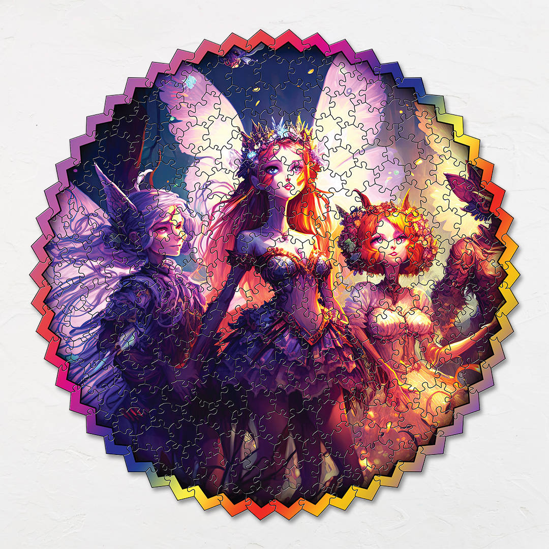 Epic Fantasy digital art puzzle for kids and adults a creative art base puzzle