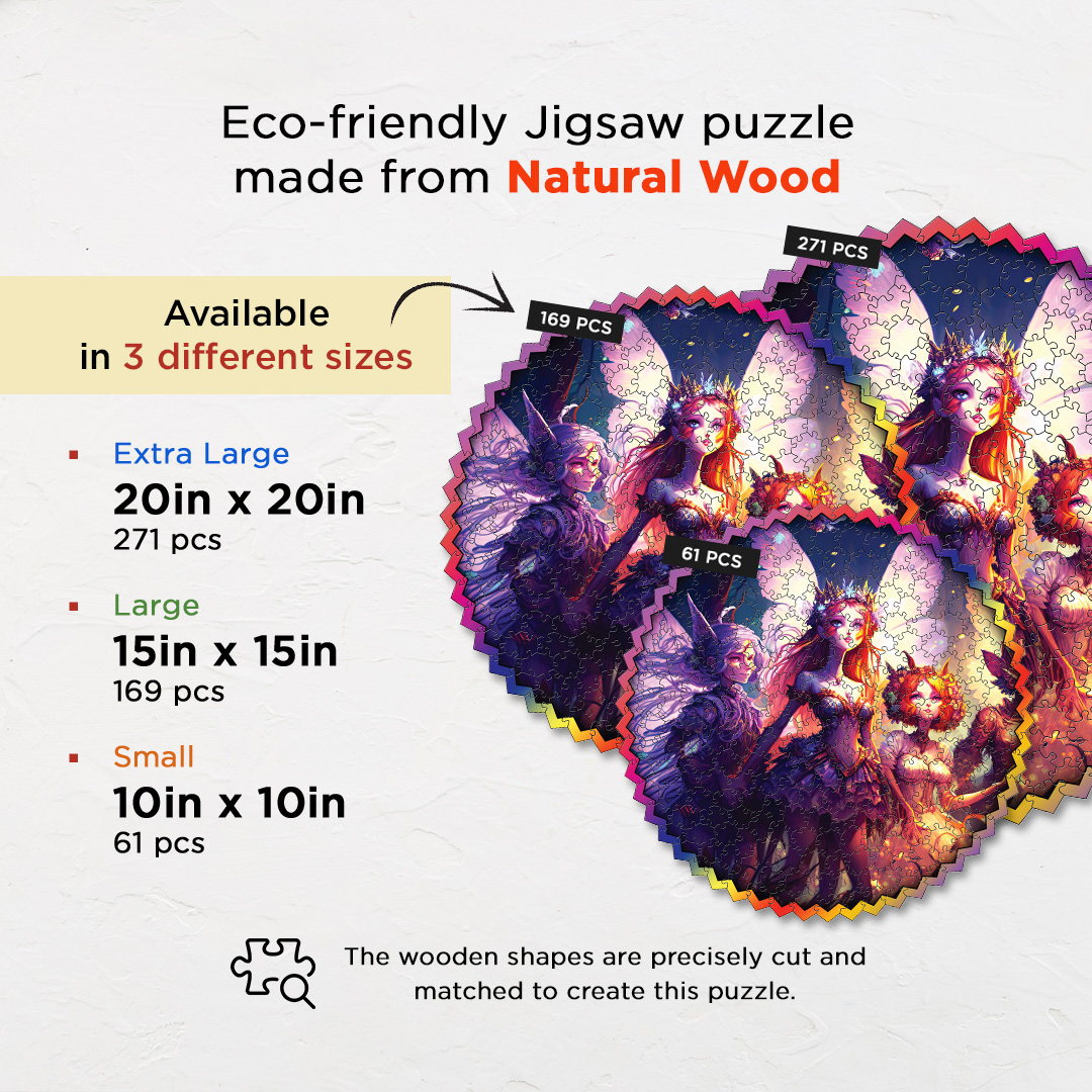 Epic Fantasy digital art puzzle for kids and adults a creative art base puzzle