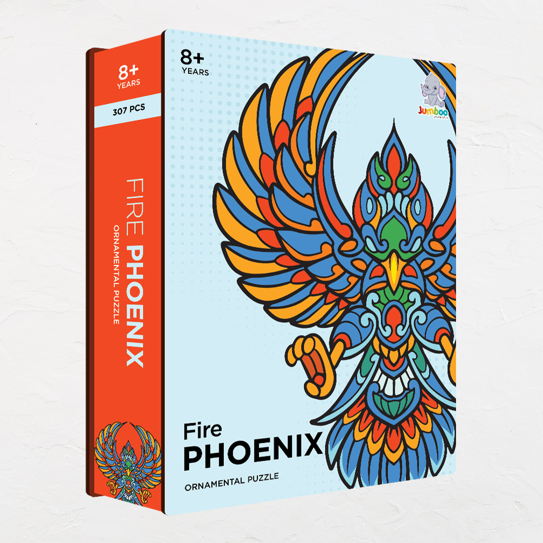Fire Phoenix Ornamental Puzzle designed precisely to bring amazing fun time