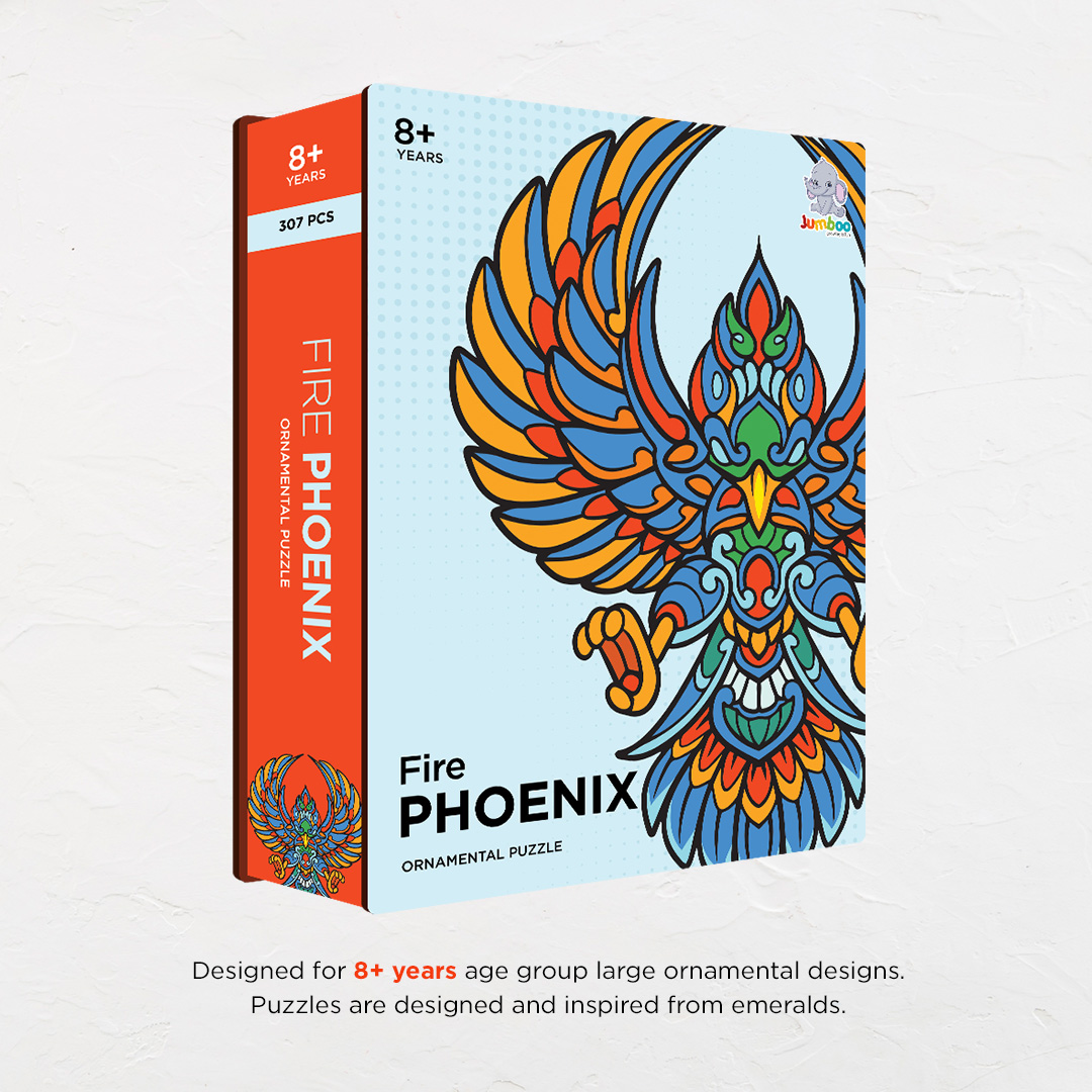 Fire Phoenix Ornamental Puzzle designed precisely to bring amazing fun time