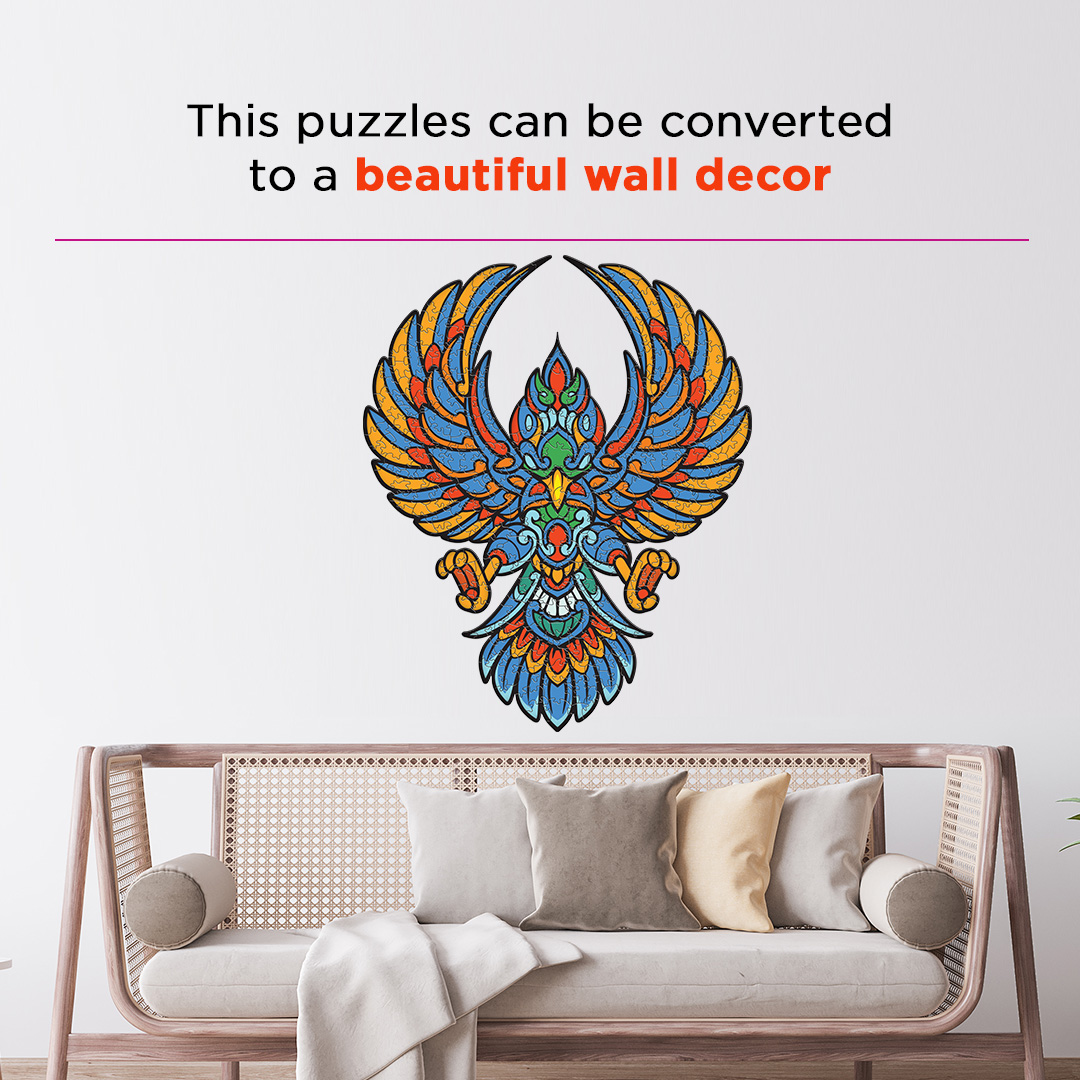 Fire Phoenix Ornamental Puzzle designed precisely to bring amazing fun time