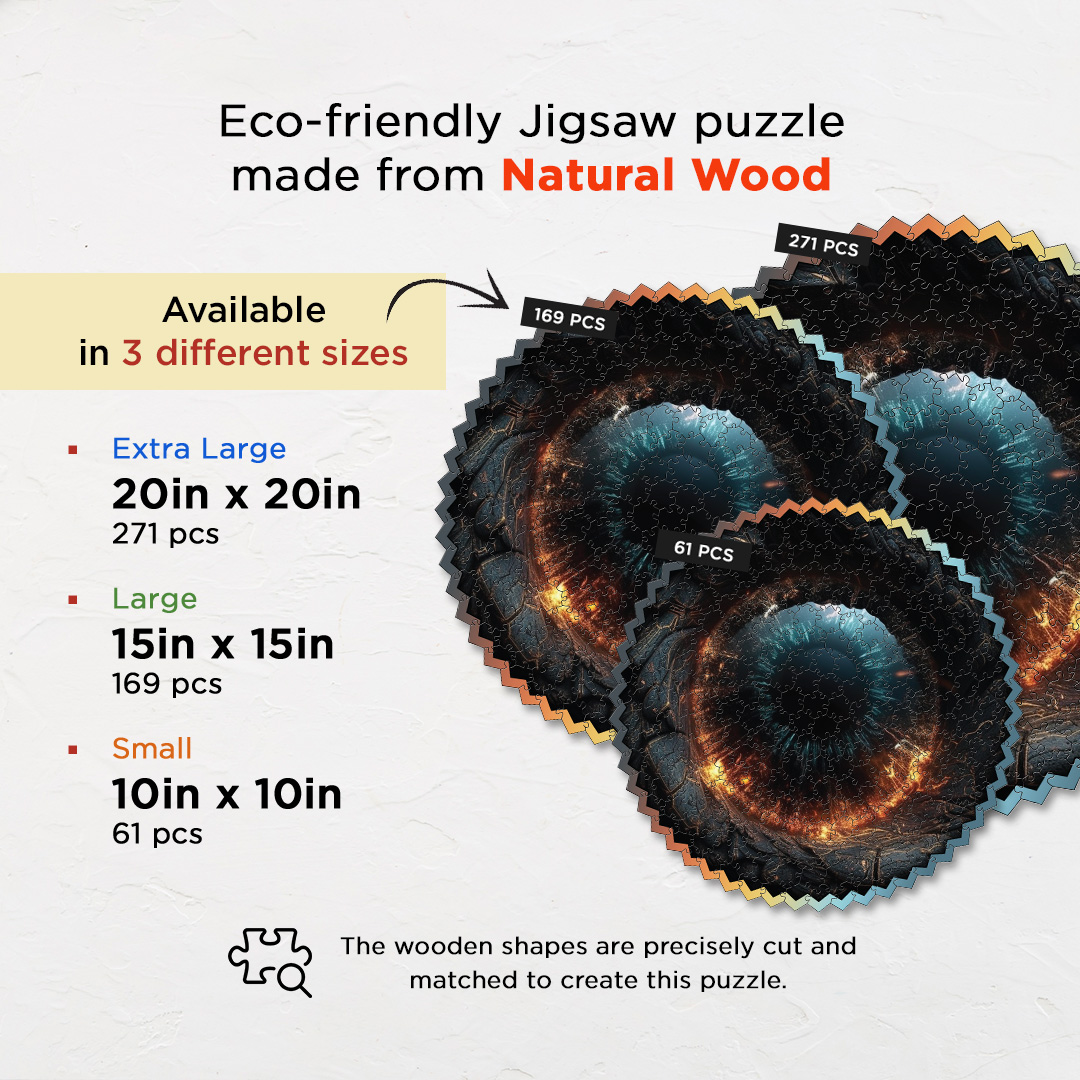 Fireball Vision digital art puzzle for kids and adults a creative art base puzzle