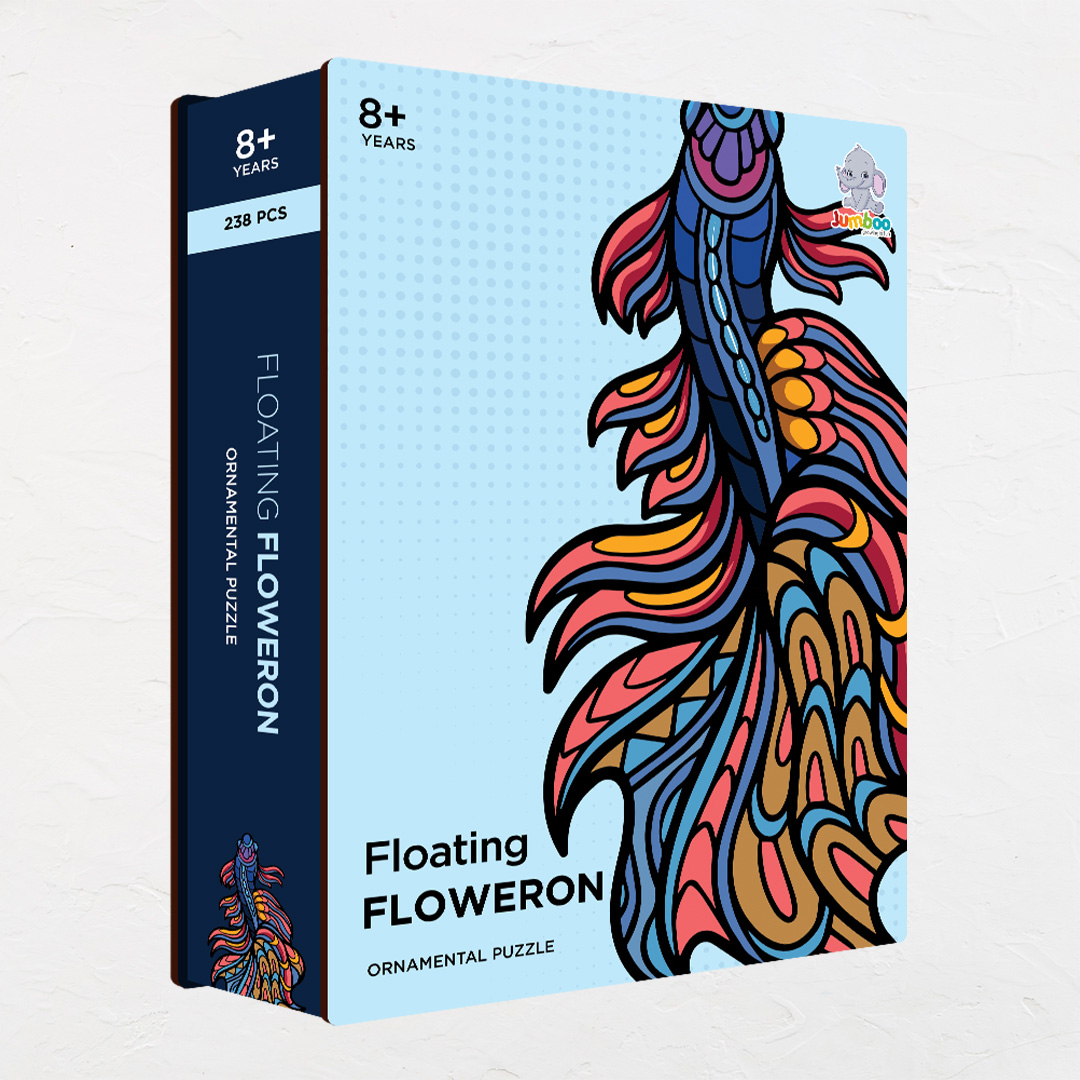 Floating Floweron Ornamental Puzzle designed precisely to bring amazing fun time