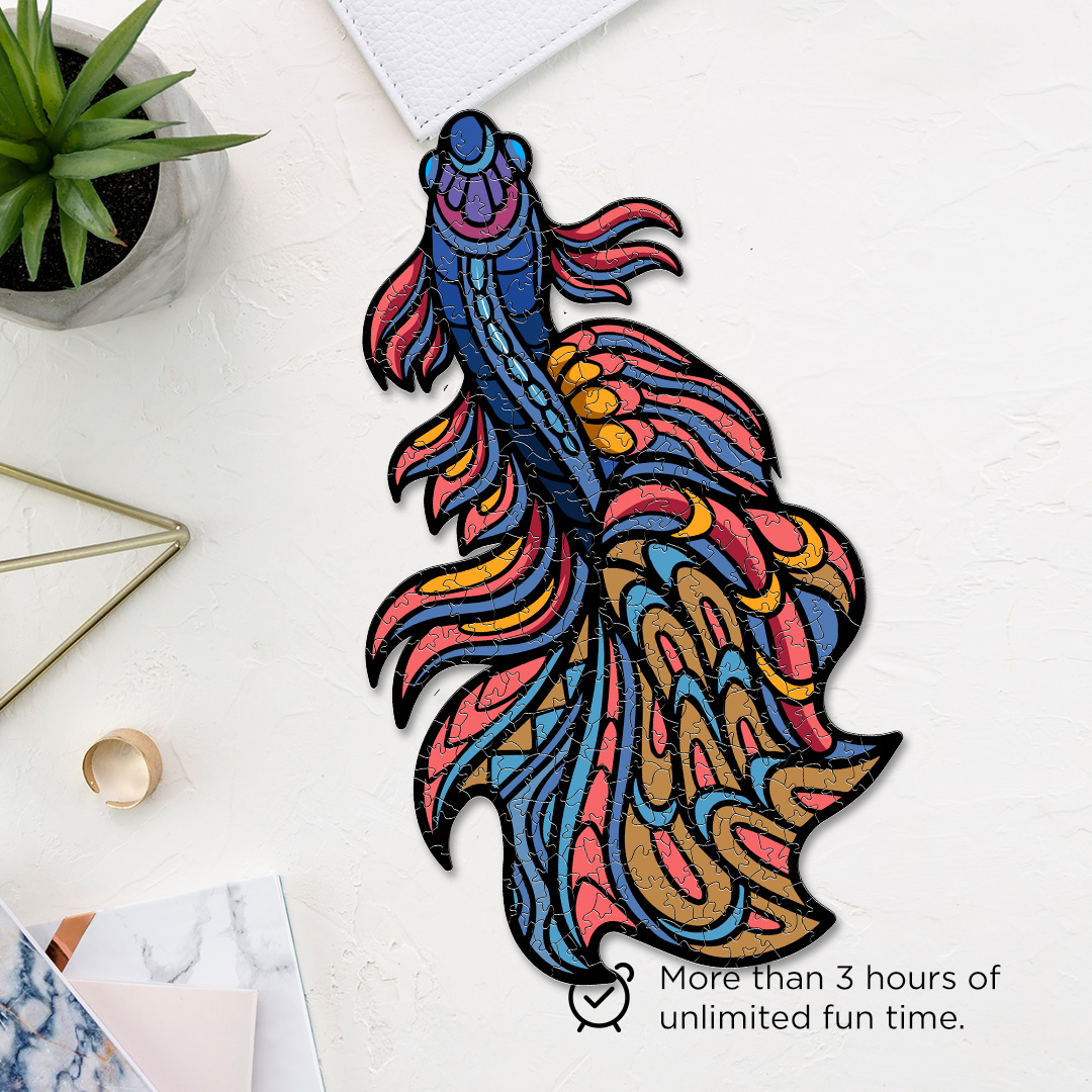 Floating Floweron Ornamental Puzzle designed precisely to bring amazing fun time