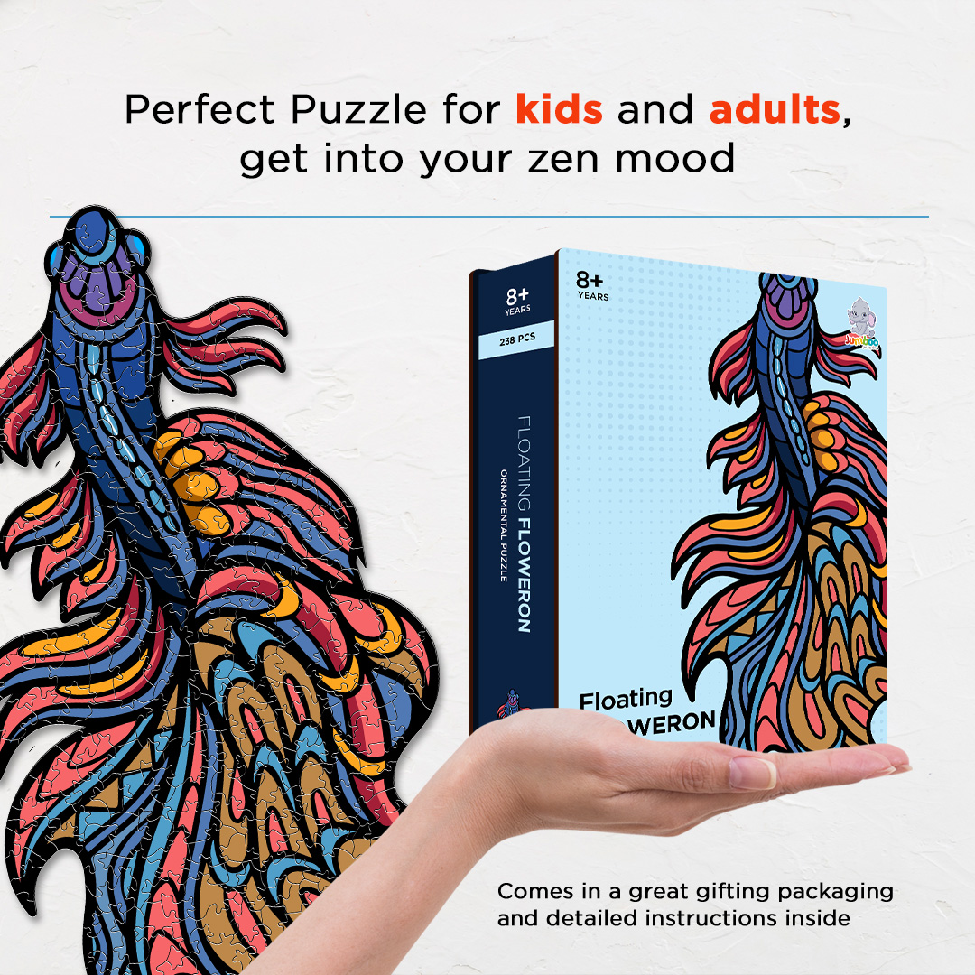 Floating Floweron Ornamental Puzzle designed precisely to bring amazing fun time