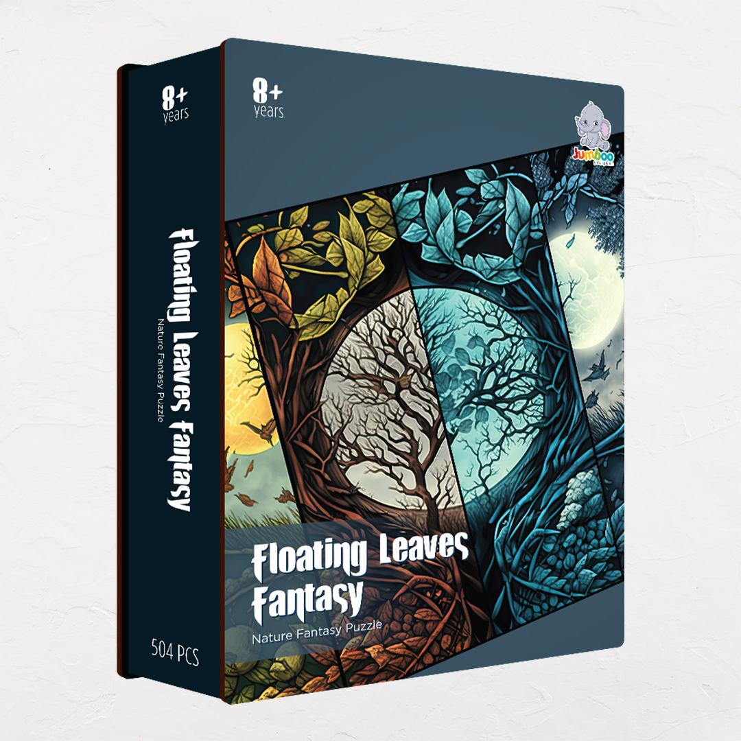 Floating Leaves Fantasy unique jigsaw puzzles created to bring a live décor