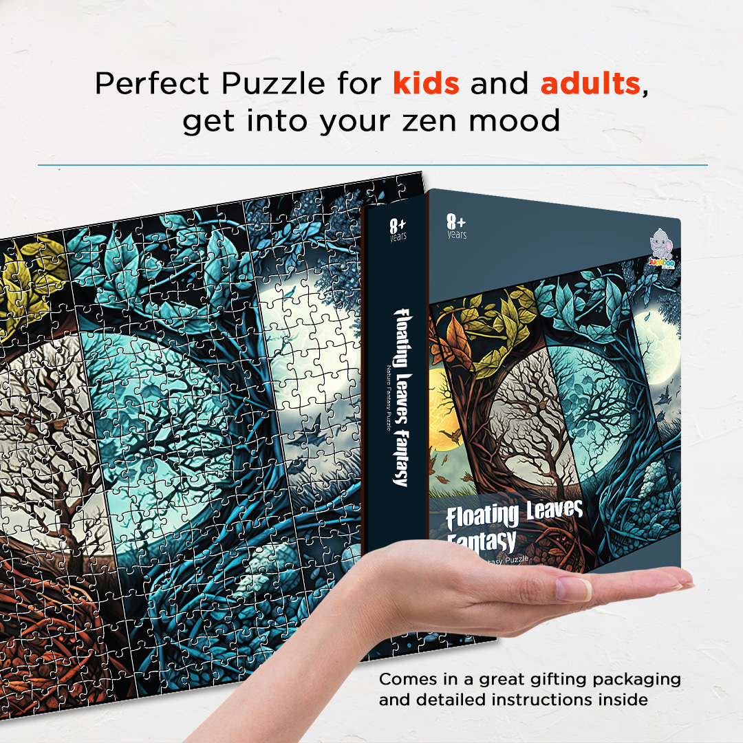 Floating Leaves Fantasy unique jigsaw puzzles created to bring a live décor