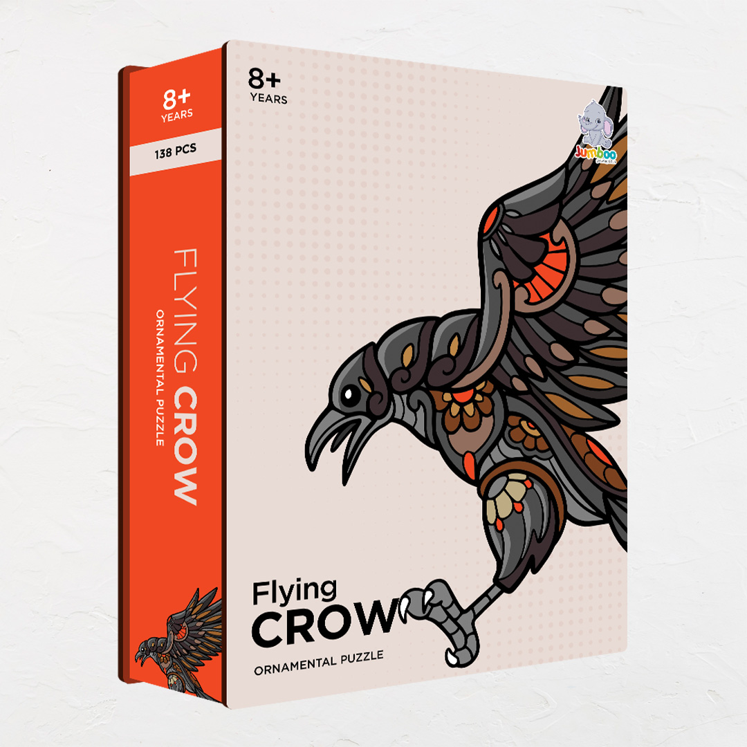 Flying Crow Ornamental Puzzle designed precisely to bring amazing fun time