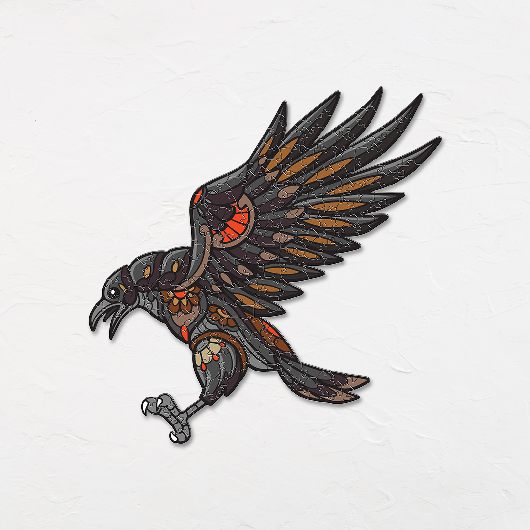Flying Crow Ornamental Puzzle designed precisely to bring amazing fun time