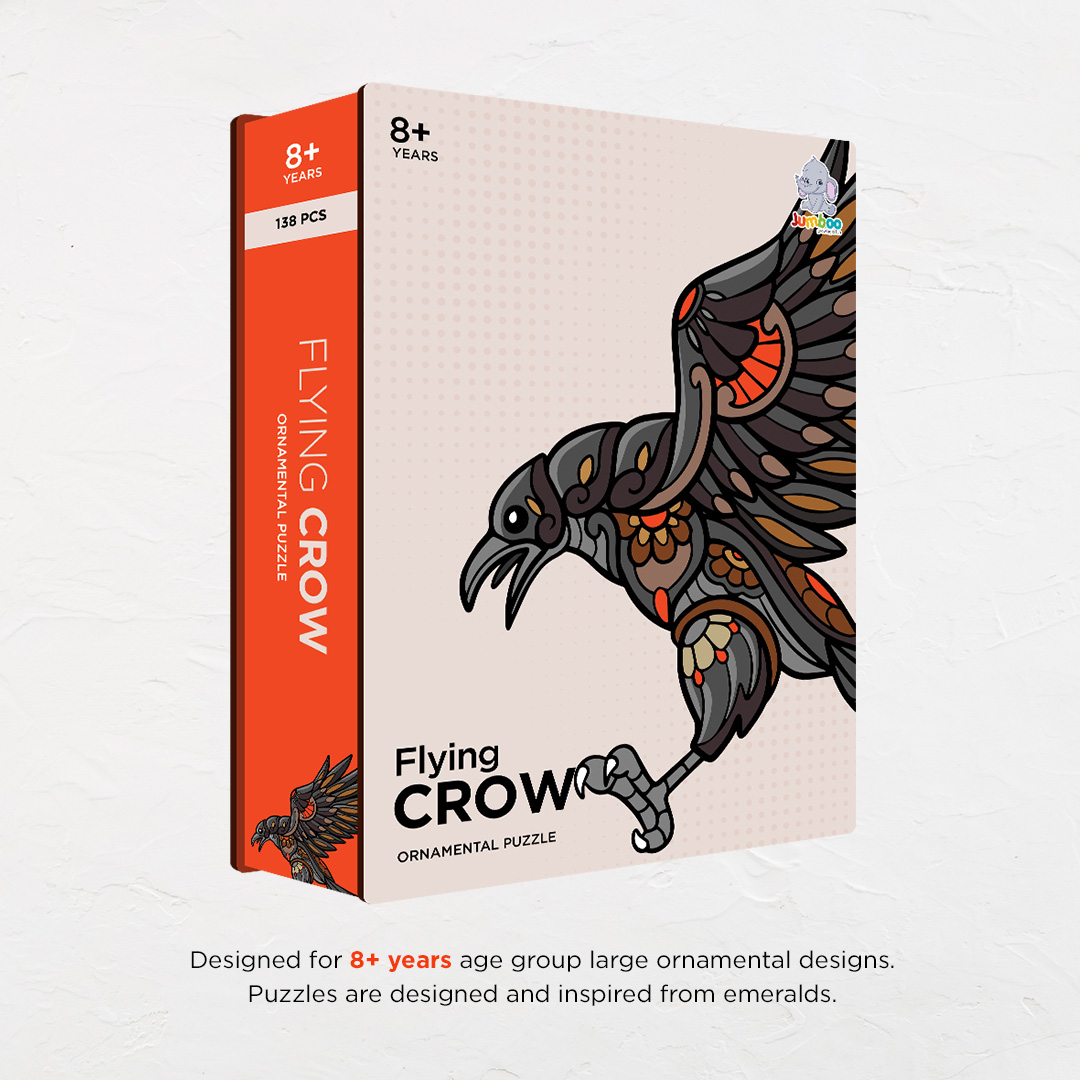 Flying Crow Ornamental Puzzle designed precisely to bring amazing fun time