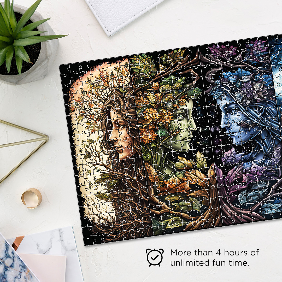 Forbidden Secret Fantasy unique jigsaw puzzles created to bring a live décor