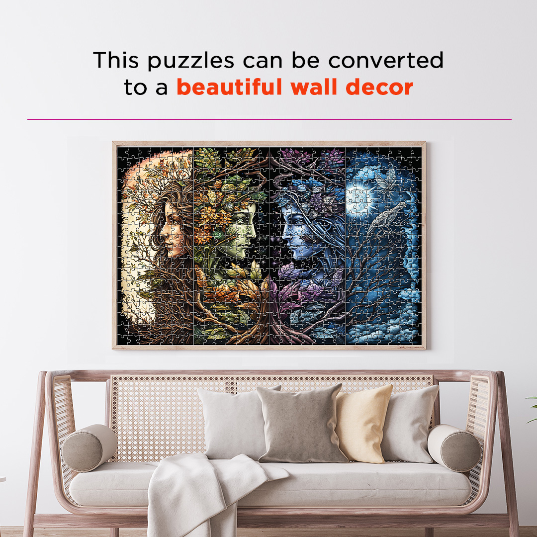 Forbidden Secret Fantasy unique jigsaw puzzles created to bring a live décor