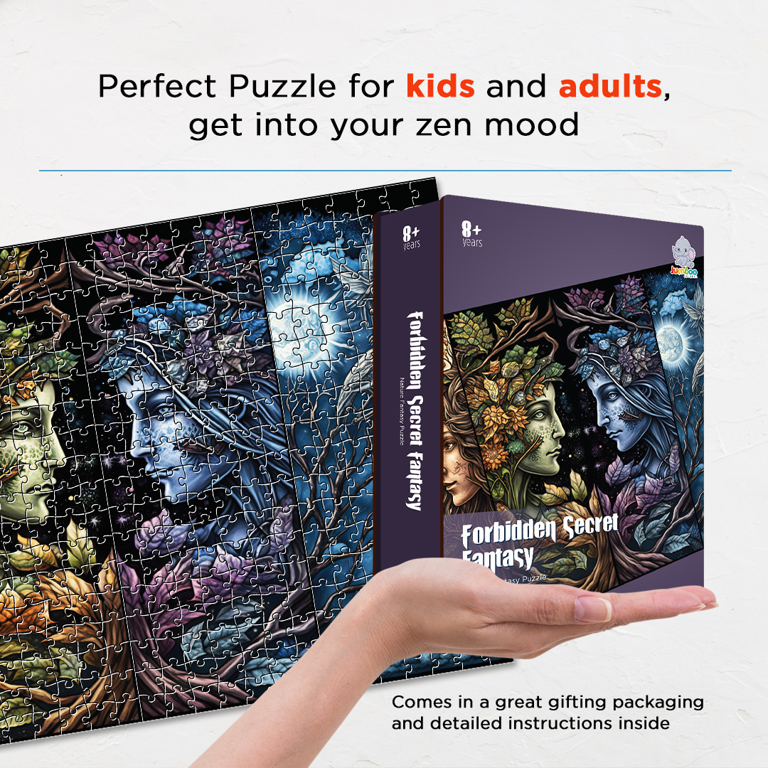 Forbidden Secret Fantasy unique jigsaw puzzles created to bring a live décor