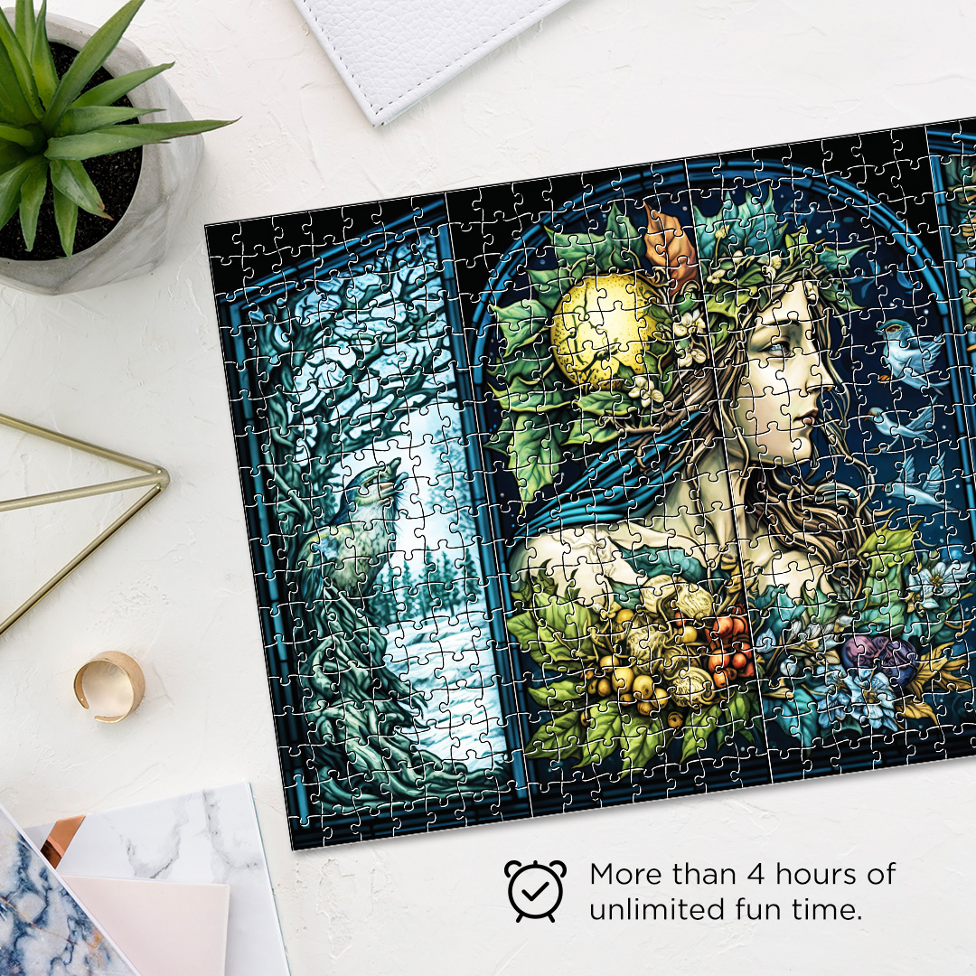Forest Princess Fantasy unique jigsaw puzzles created to bring a live décor