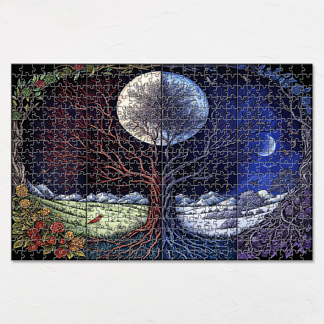 Fortune Tree Fantasy unique jigsaw puzzles created to bring a live décor