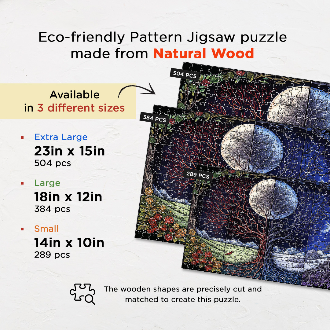 Fortune Tree Fantasy unique jigsaw puzzles created to bring a live décor