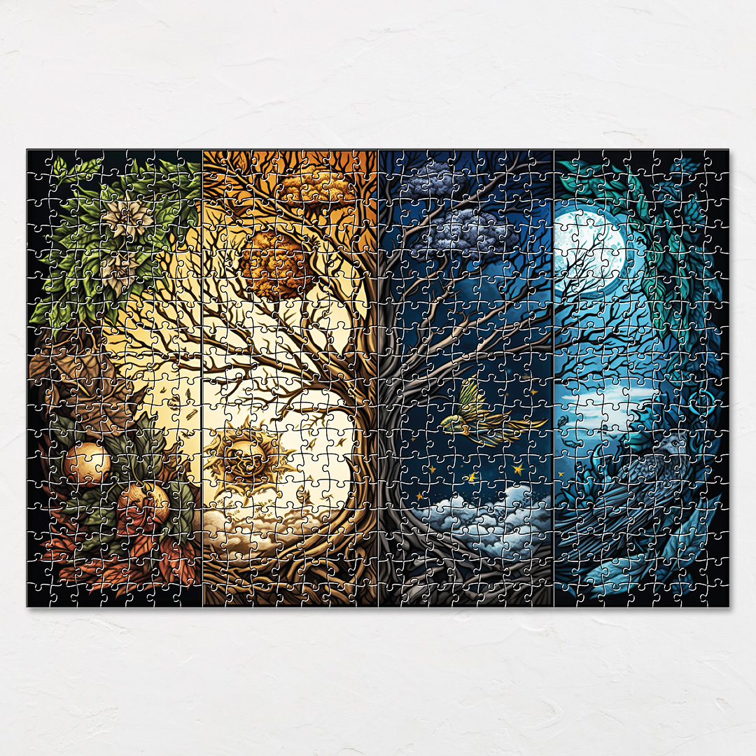 Fruits of Nature Fantasy unique jigsaw puzzles created to bring a live décor