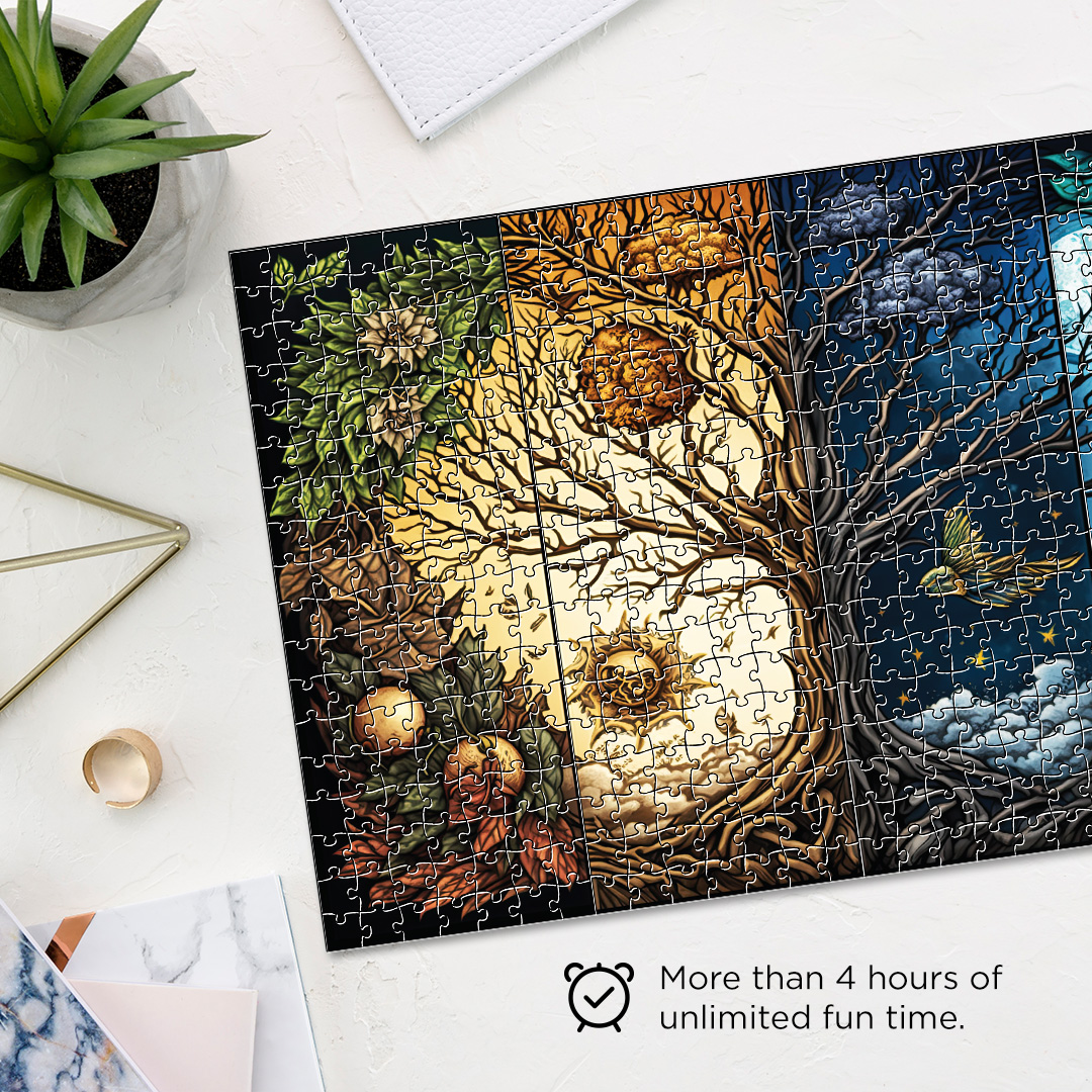 Fruits of Nature Fantasy unique jigsaw puzzles created to bring a live décor