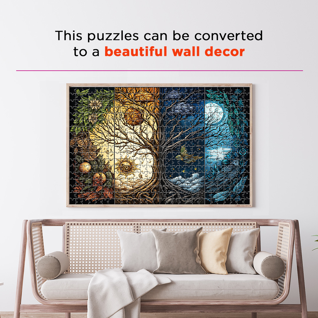 Fruits of Nature Fantasy unique jigsaw puzzles created to bring a live décor