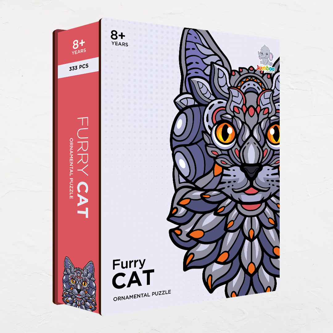Furry Cat Ornamental Puzzle designed precisely to bring amazing fun time