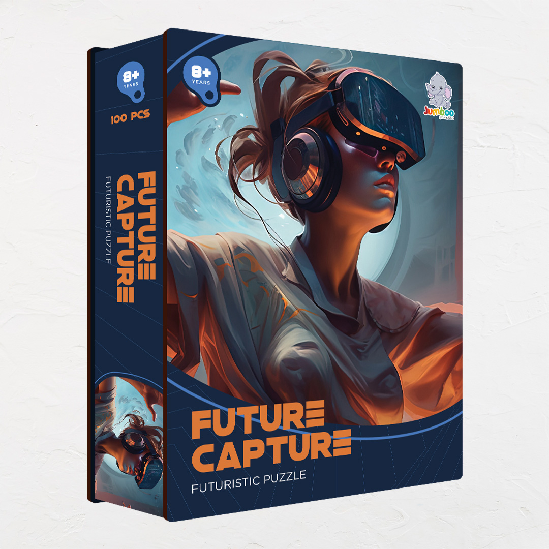 Future Capture a futuristic new age Octagon combined shape jigsaw puzzle