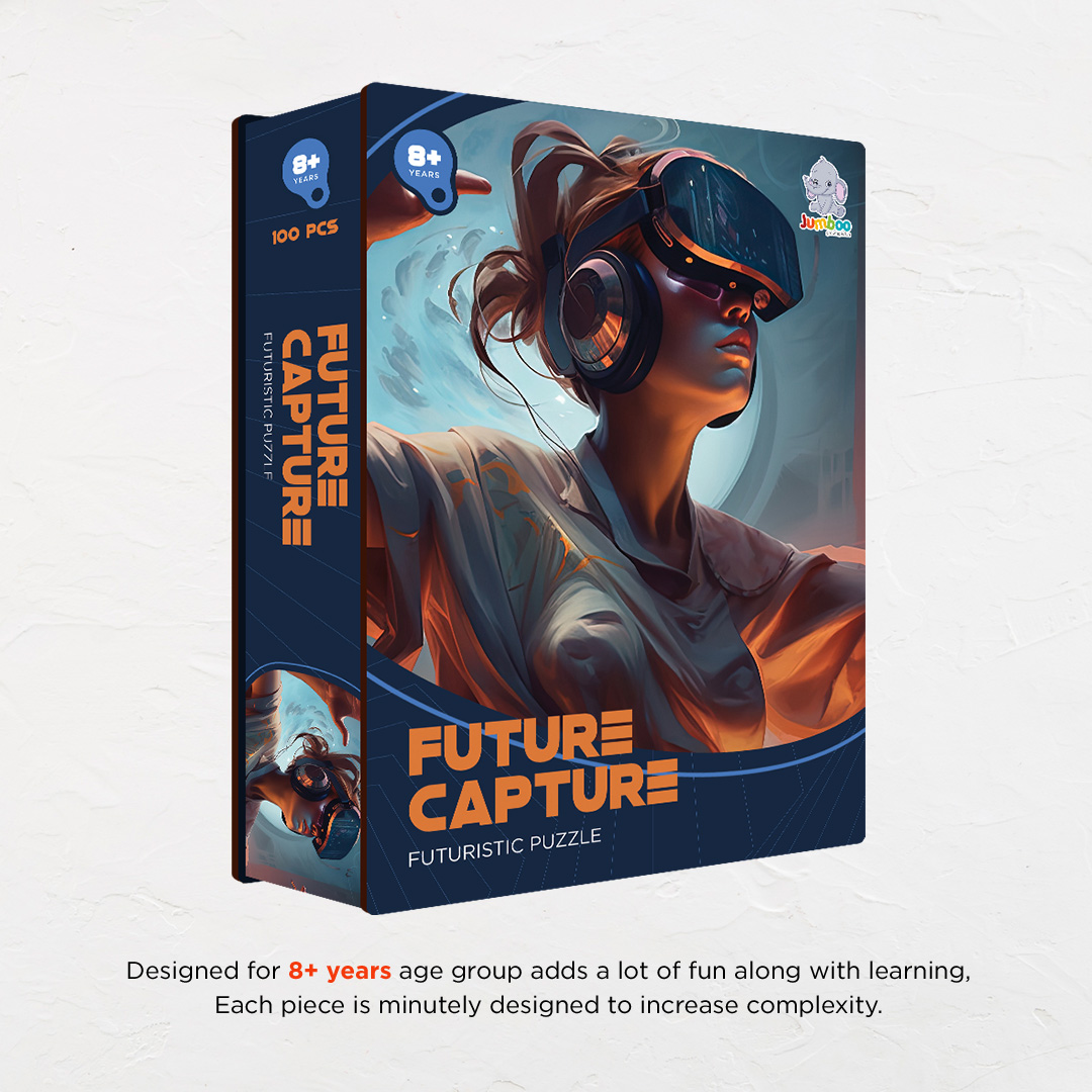 Future Capture a futuristic new age Octagon combined shape jigsaw puzzle