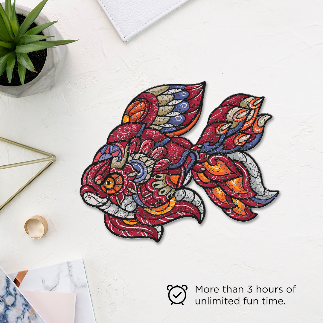 Galled Fish Ornamental Puzzle designed precisely to bring amazing fun time