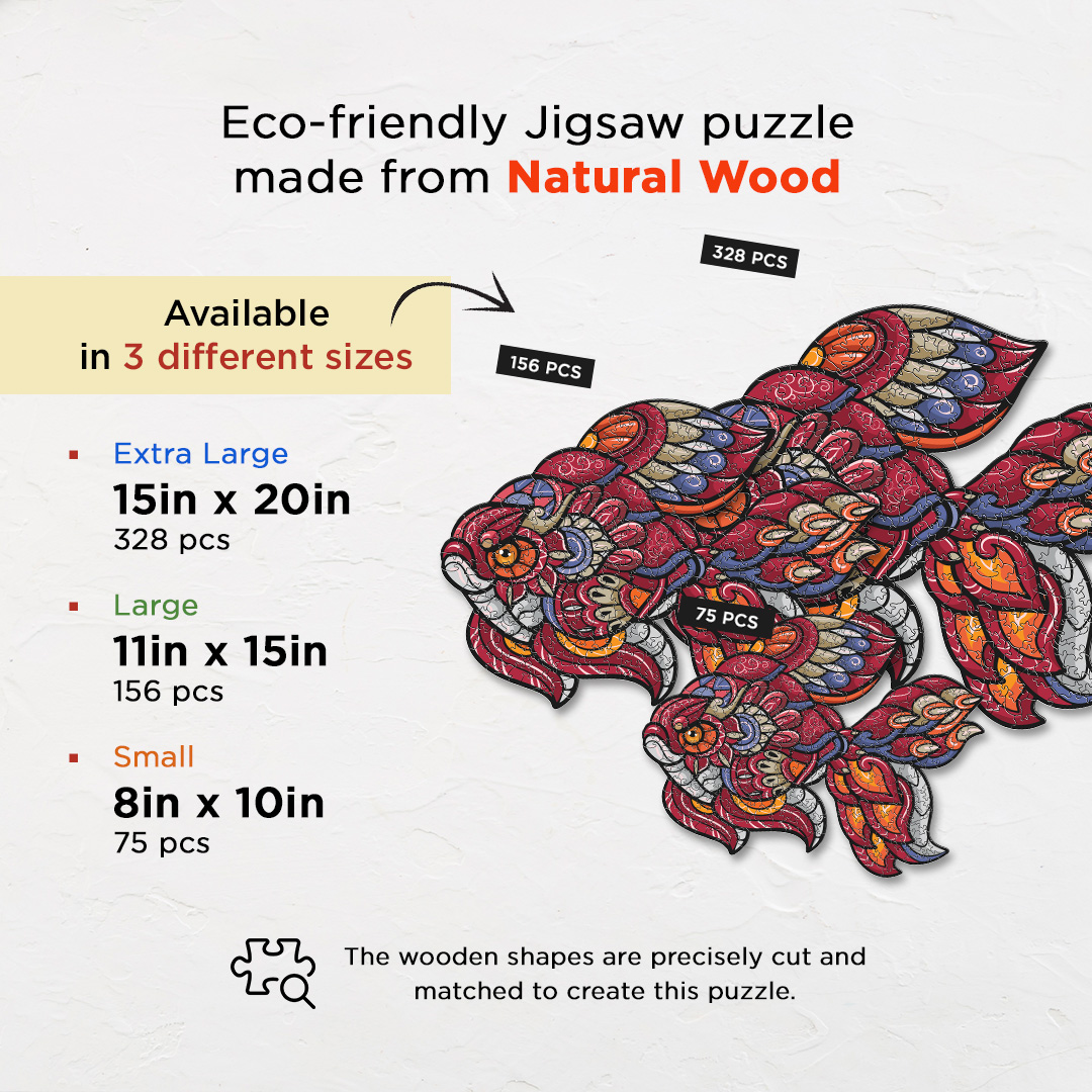 Galled Fish Ornamental Puzzle designed precisely to bring amazing fun time