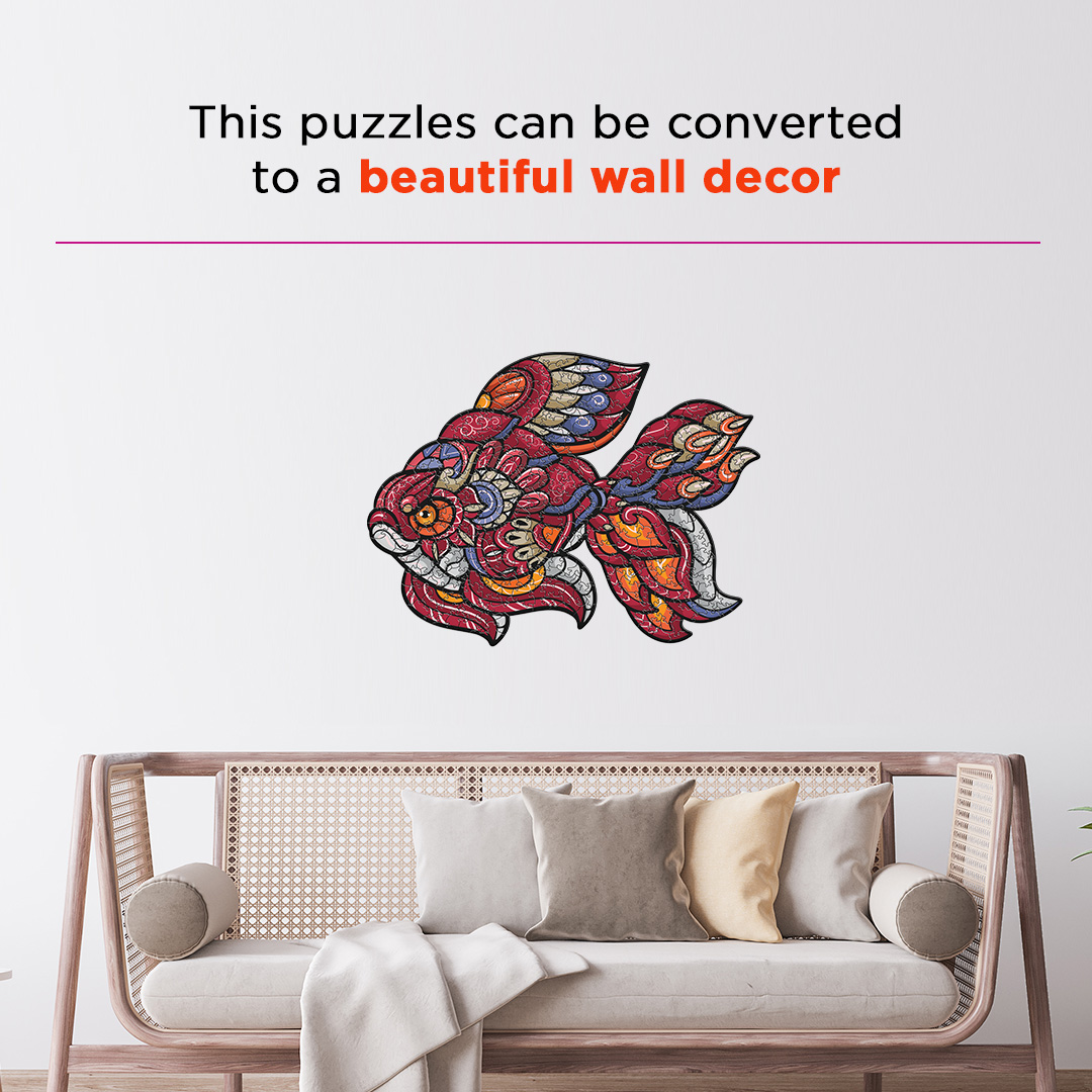 Galled Fish Ornamental Puzzle designed precisely to bring amazing fun time