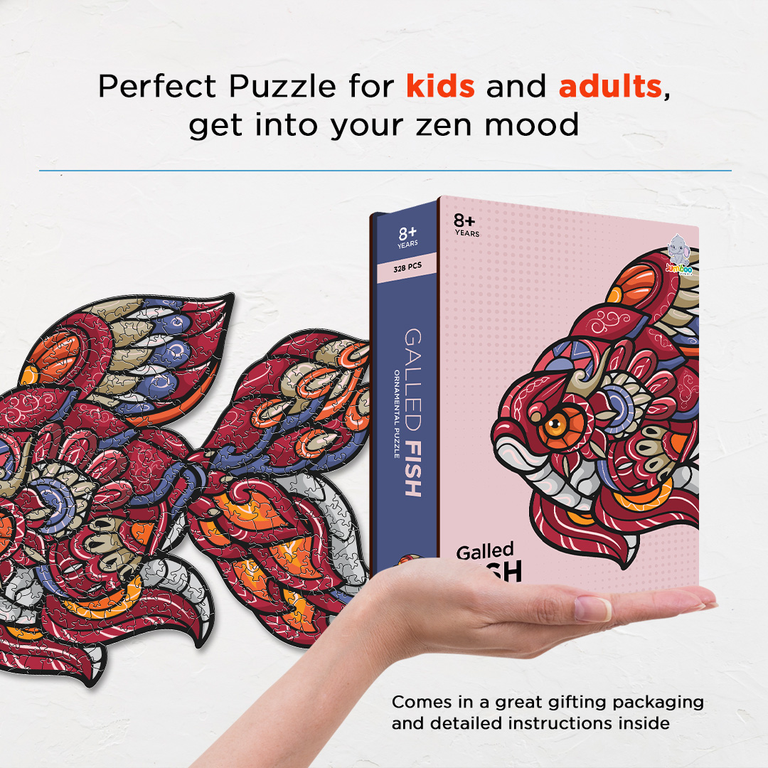 Galled Fish Ornamental Puzzle designed precisely to bring amazing fun time
