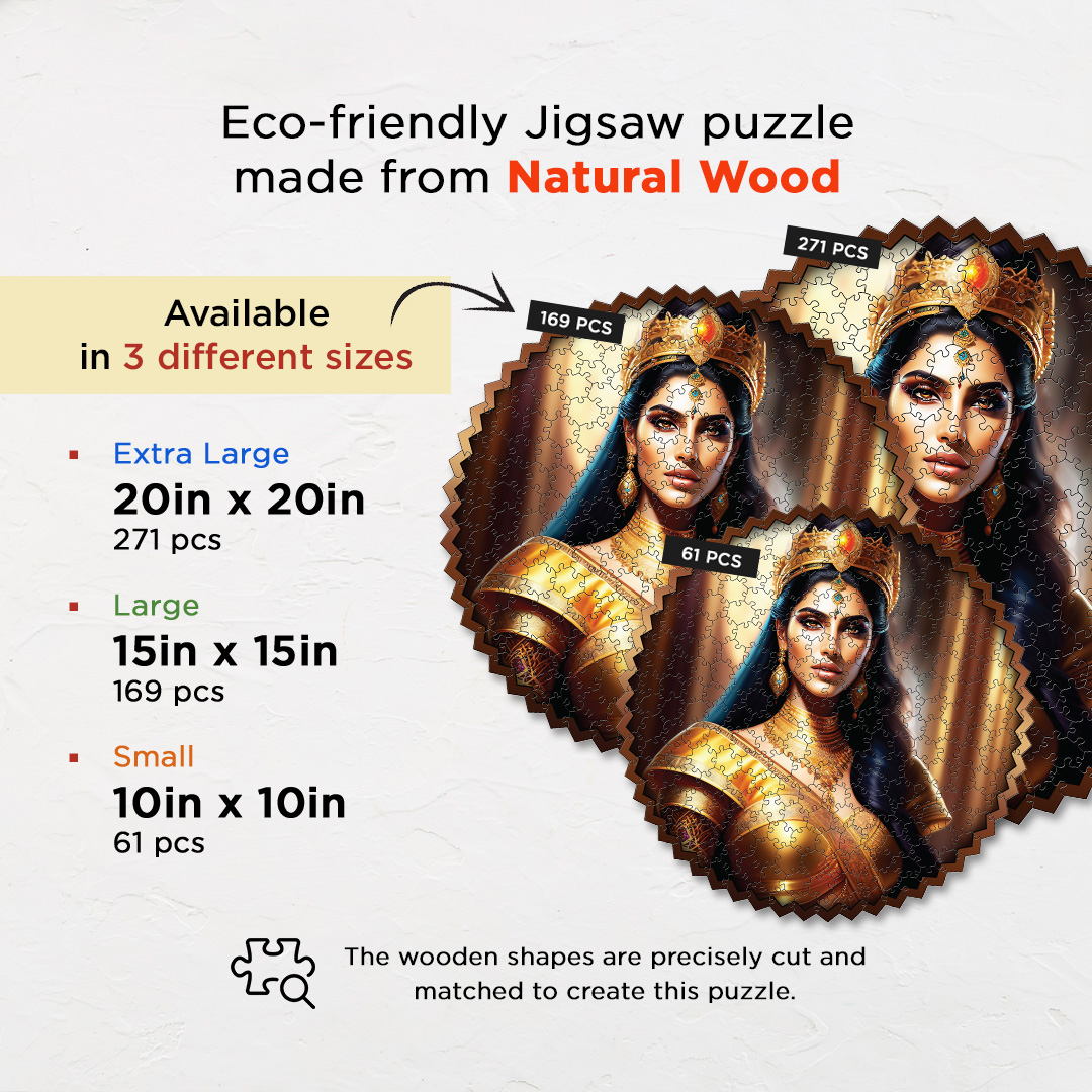 Graceful Princess digital art puzzle for kids and adults a creative art base puzzle