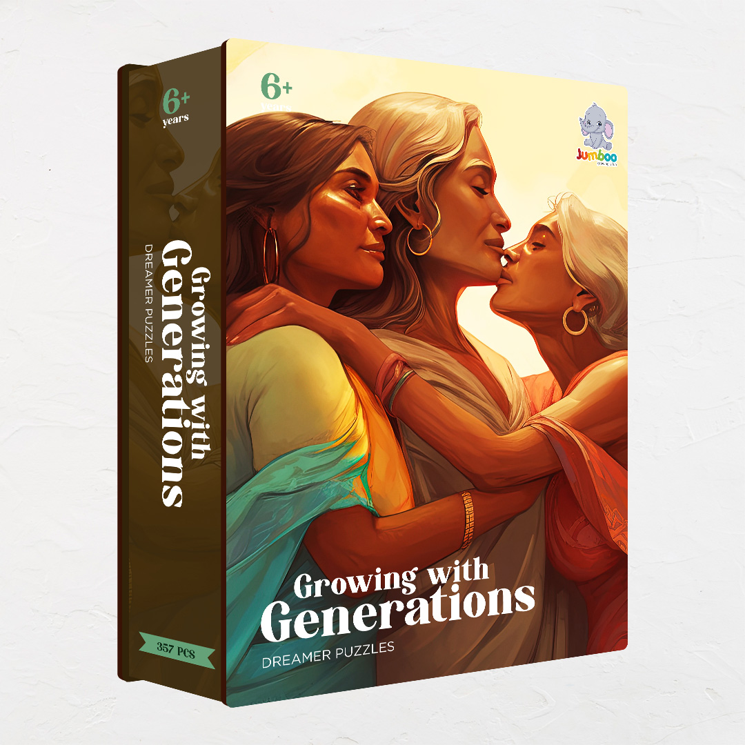 Growing with Generation is a jigsaw puzzle filled with amazing dream concept