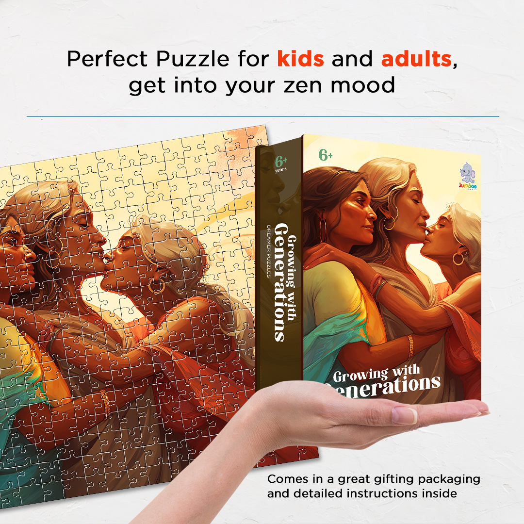 Growing with Generation is a jigsaw puzzle filled with amazing dream concept