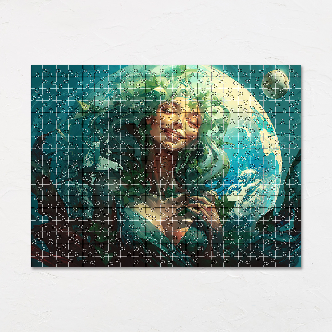 Happy Soul is a jigsaw puzzle filled with amazing dream concept