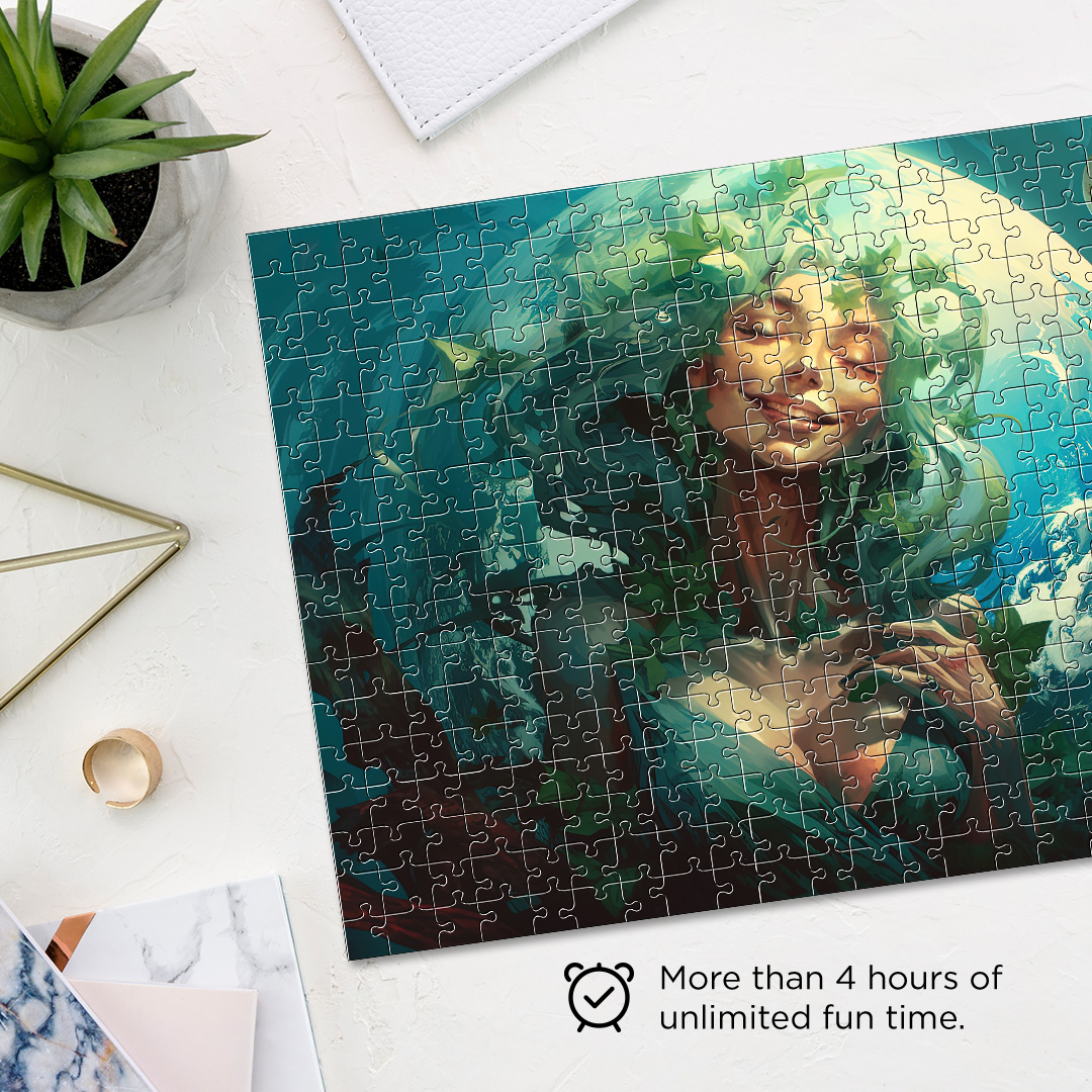 Happy Soul is a jigsaw puzzle filled with amazing dream concept