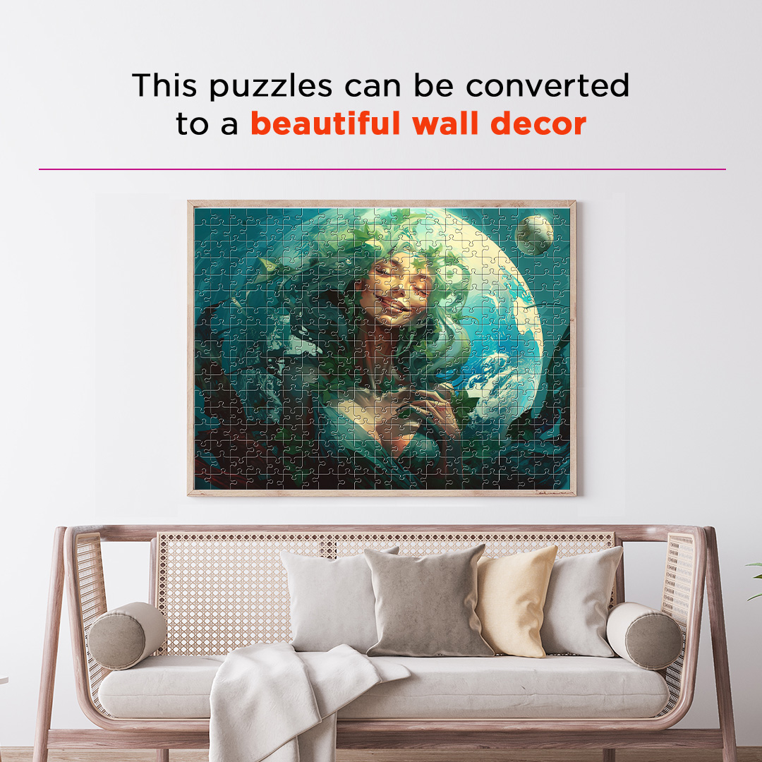 Happy Soul is a jigsaw puzzle filled with amazing dream concept