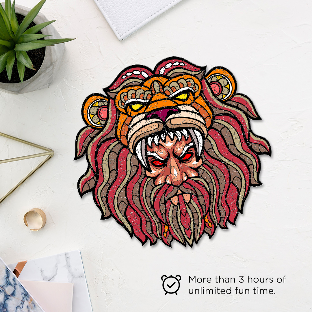 Hercules Head Ornamental Puzzle designed precisely to bring amazing fun time