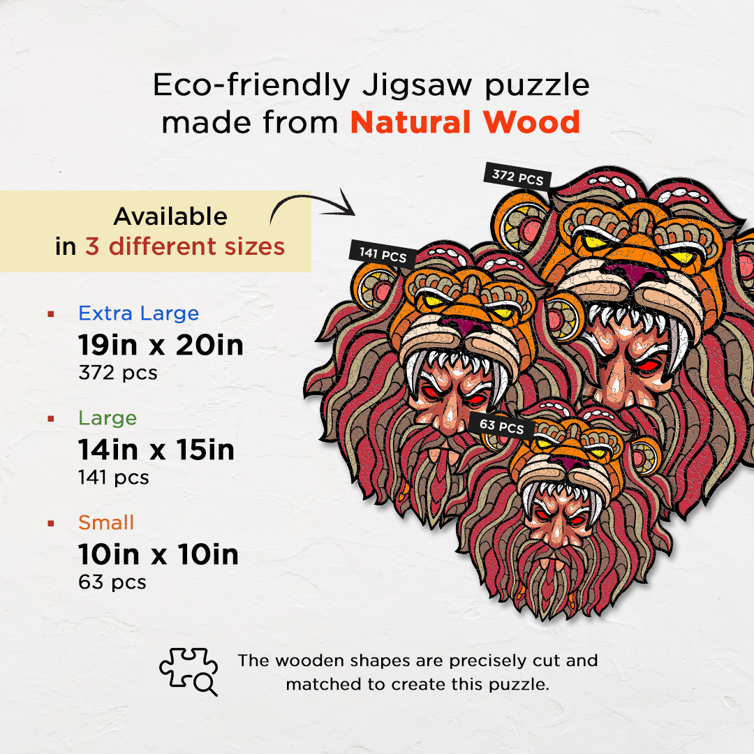 Hercules Head Ornamental Puzzle designed precisely to bring amazing fun time