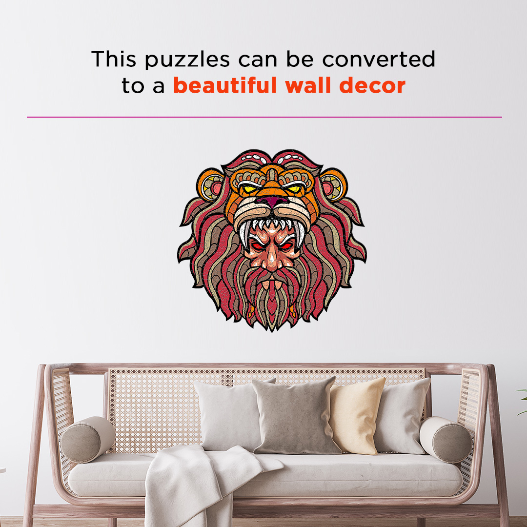 Hercules Head Ornamental Puzzle designed precisely to bring amazing fun time