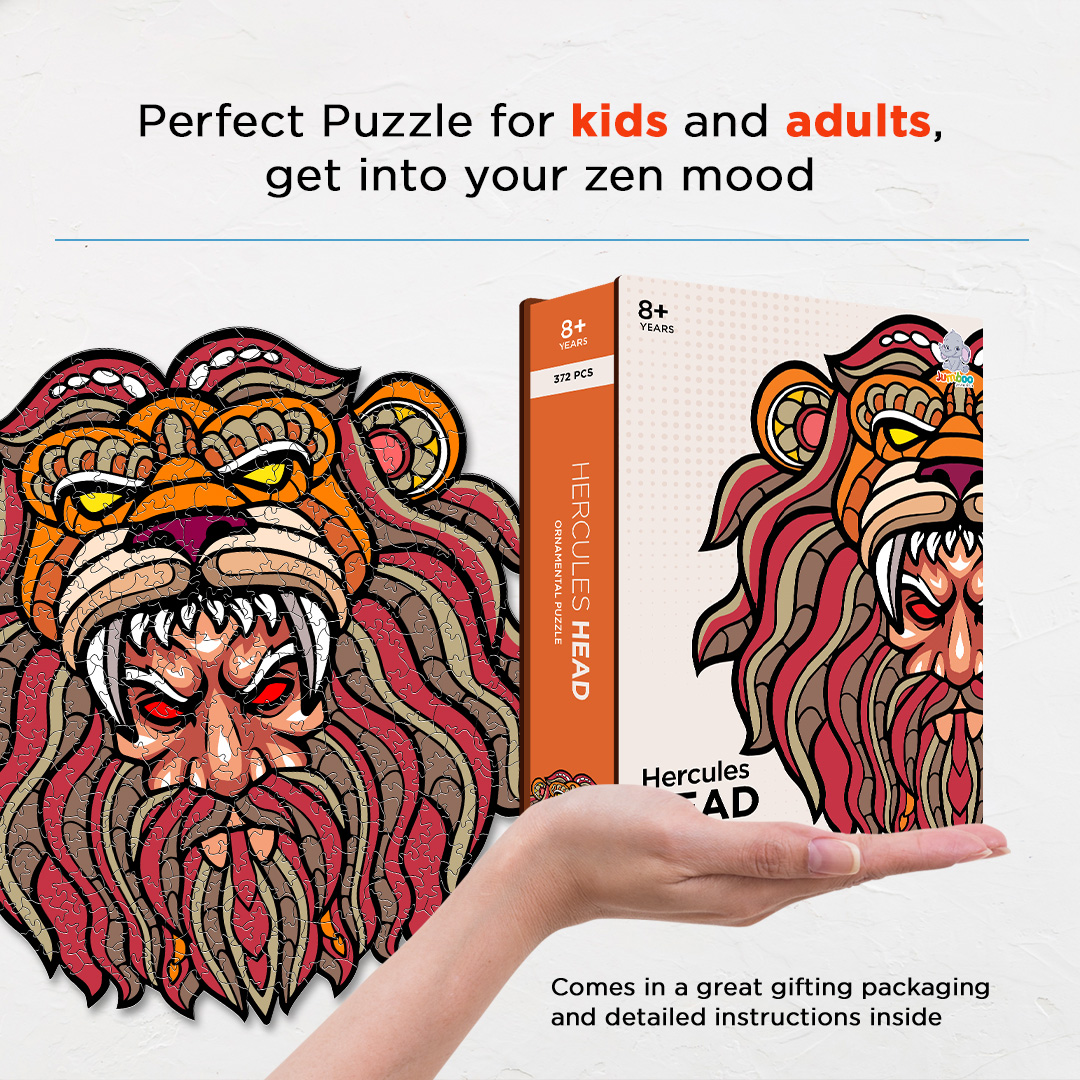 Hercules Head Ornamental Puzzle designed precisely to bring amazing fun time