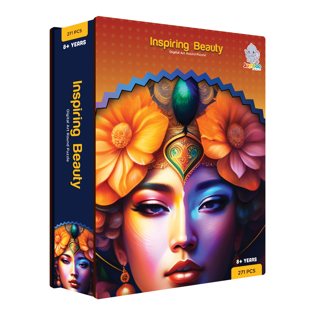 Inspiring Beauty digital art puzzle for kids and adults a creative art base puzzle