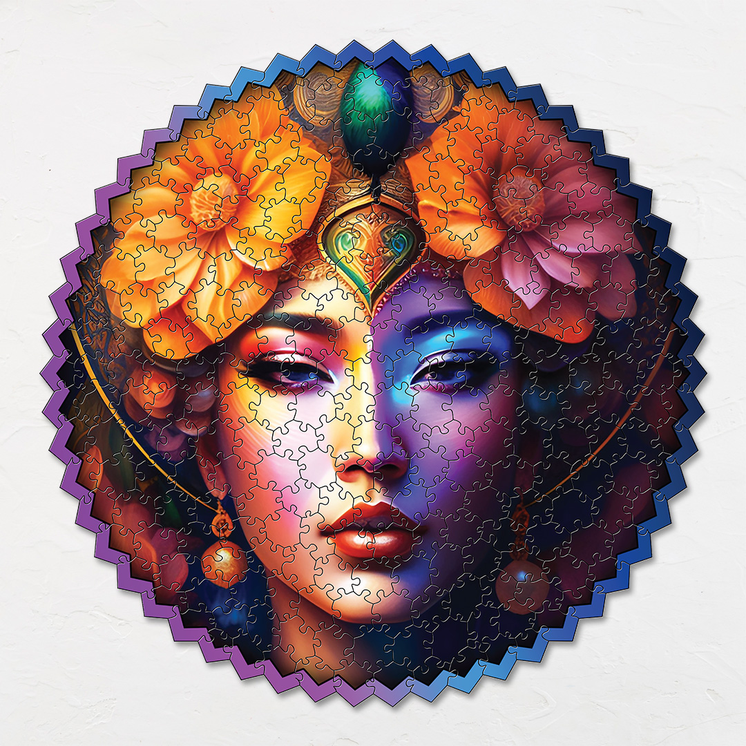 Inspiring Beauty digital art puzzle for kids and adults a creative art base puzzle