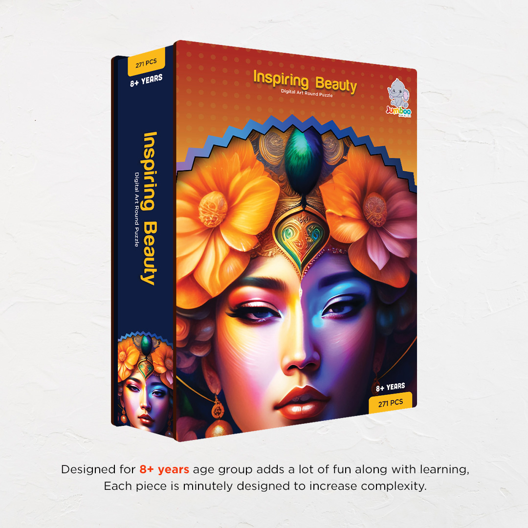 Inspiring Beauty digital art puzzle for kids and adults a creative art base puzzle
